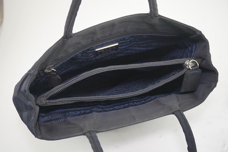 A Prada Tessuto black nylon small bag